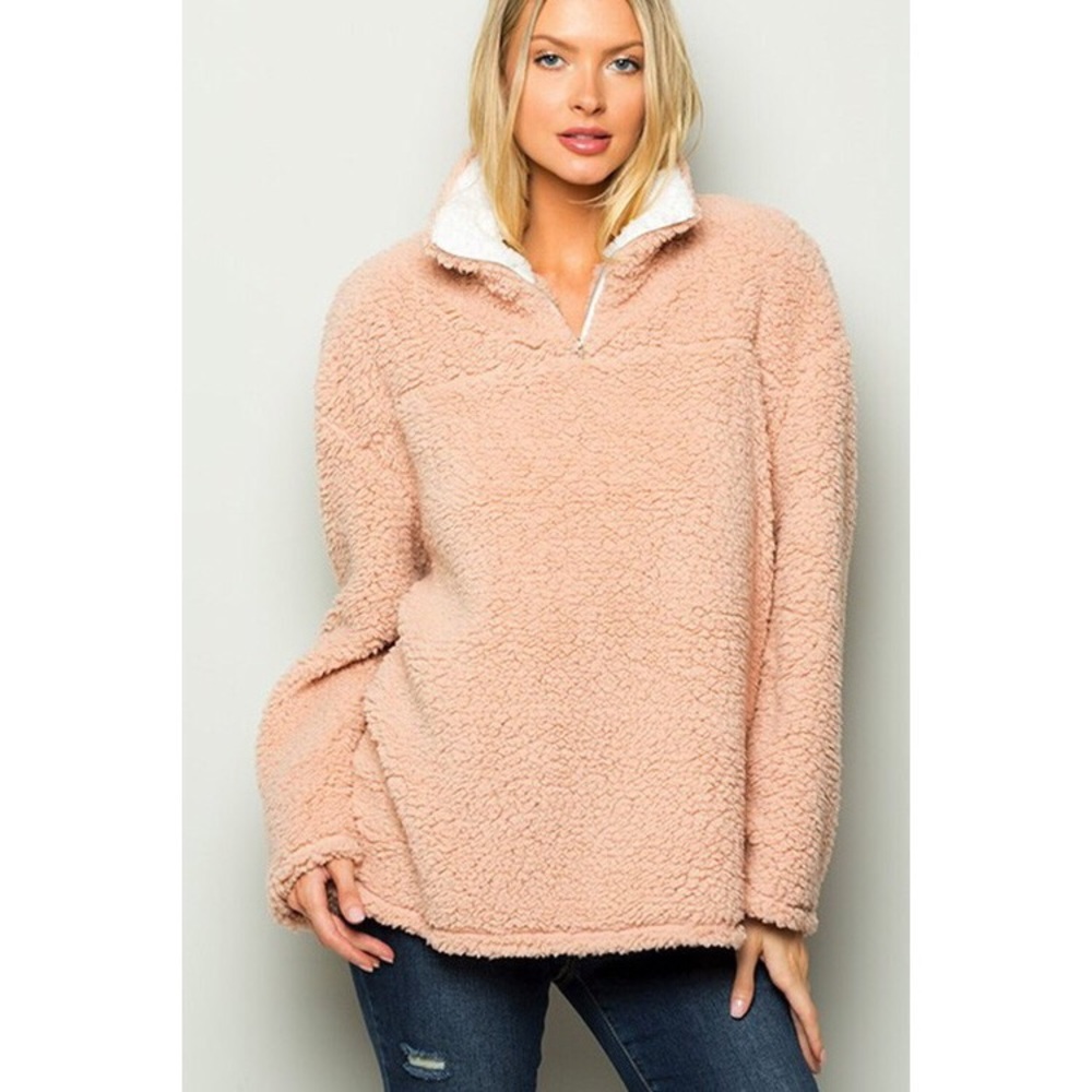 Peachy Pink Pullover - Picture 4 of 7
